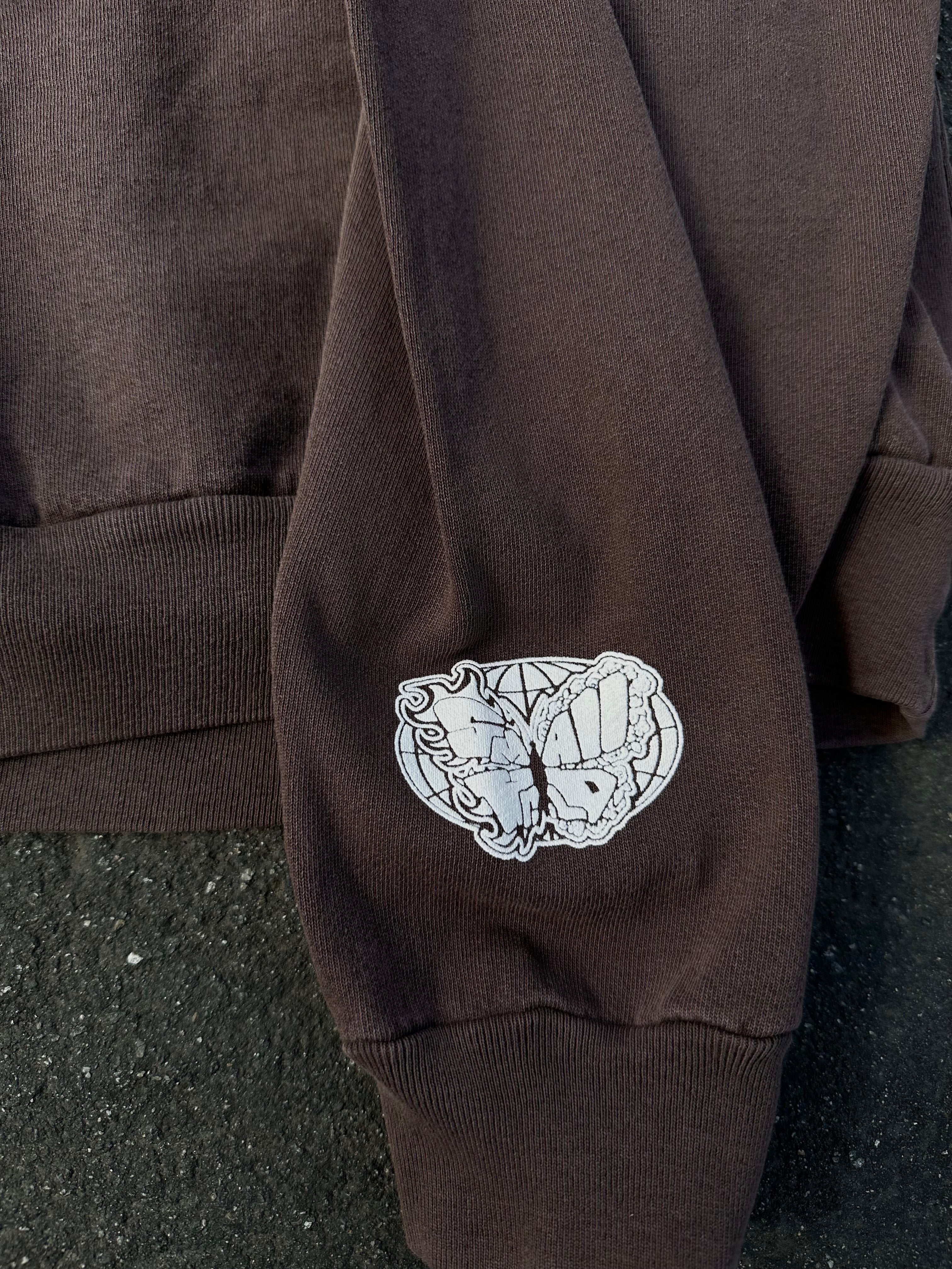Smallwrld Oversized Brown Hoodie🤎