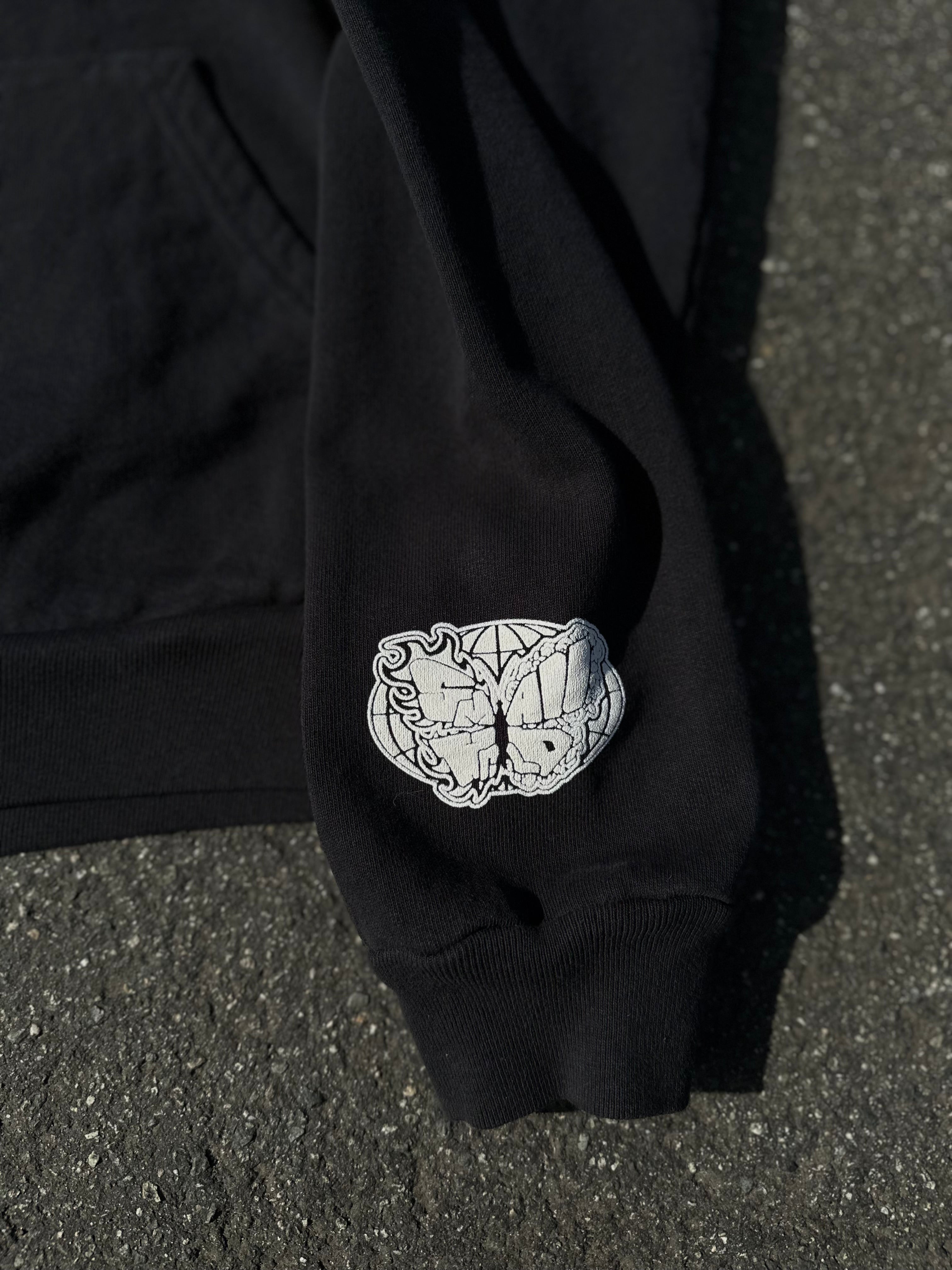 Smallwrld Oversized Black Hoodie🖤